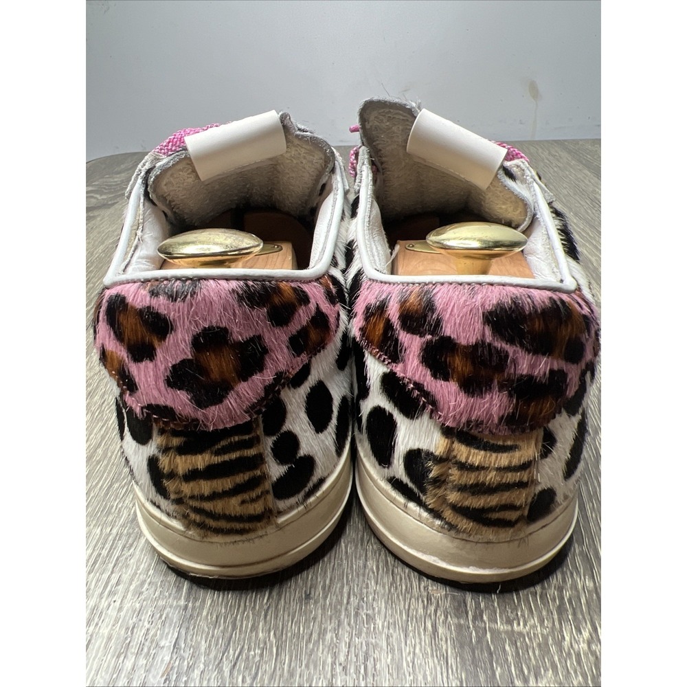 P448 John Low Top Sneakers Multifur Calf Pony Leather Womens US 10 EU 40 EUC! - Picture 9 of 14